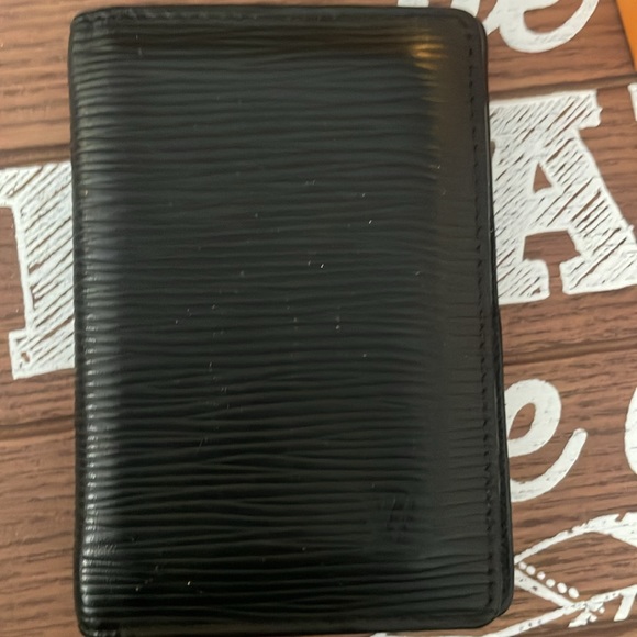 Authentic Louis Vuitton O De Poche Epi Noir Wallet - Pristine Condition - Picture 2 of 6